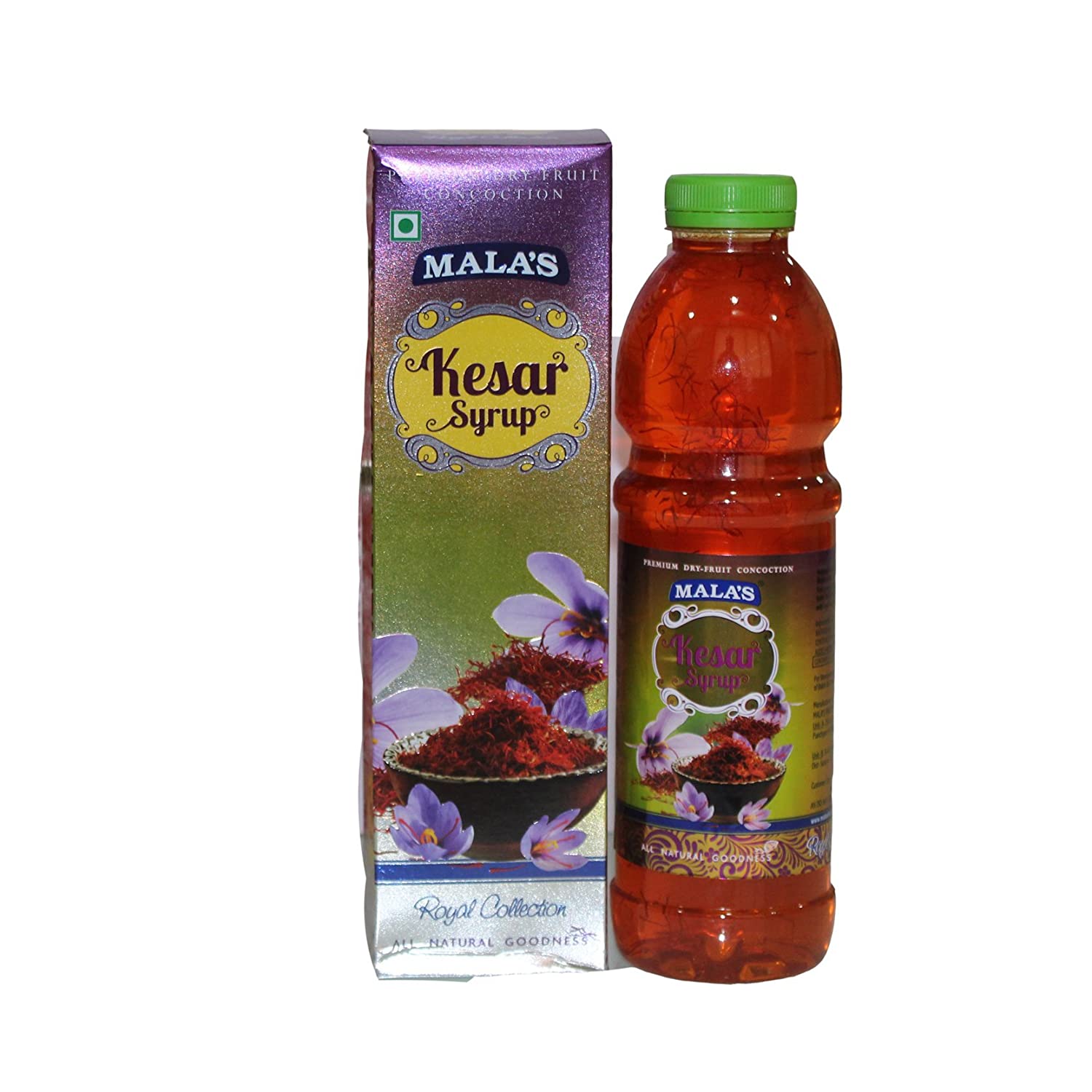 MALA`S SYRUP KESAR 750ML