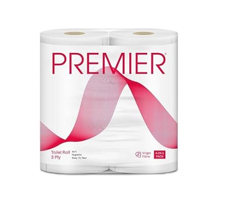 PREMIER TOILET ROLL 3PLY 4*1
