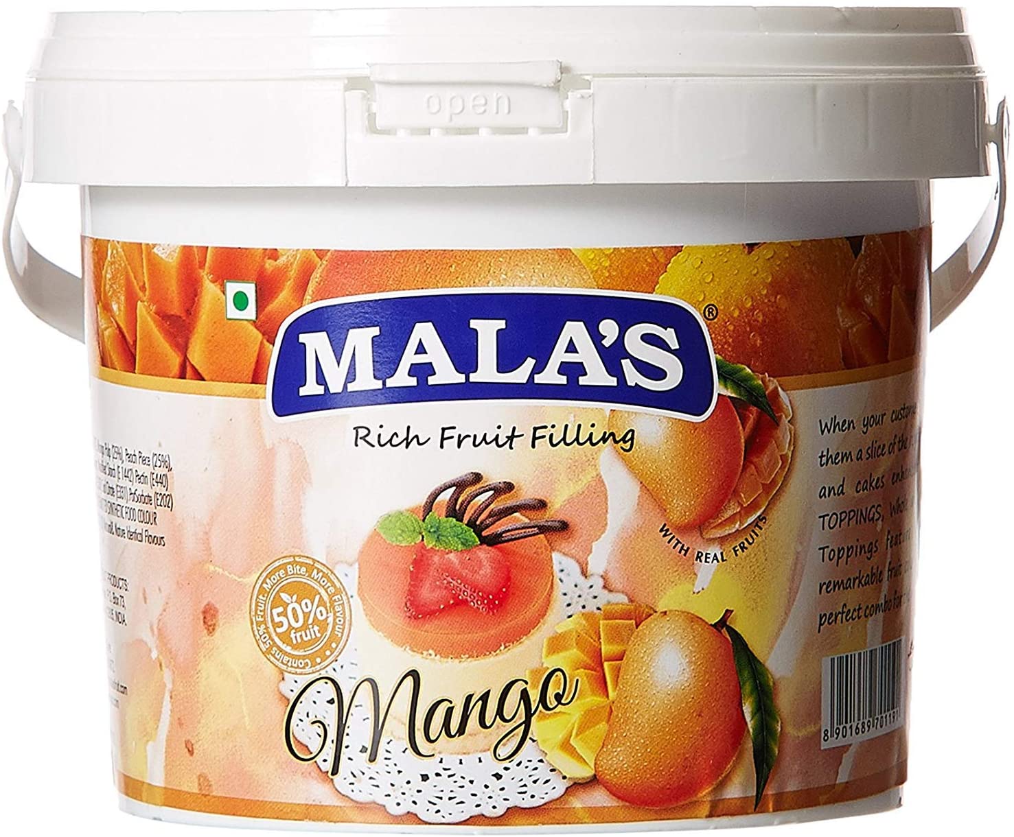 MALA`S FILLING MANGO 1KG.