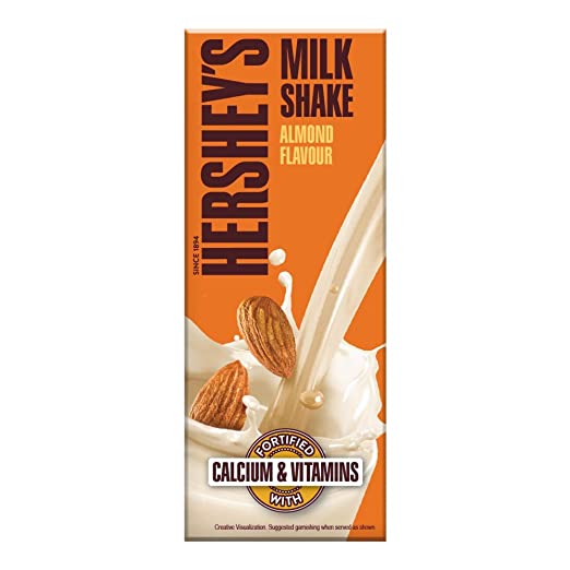HERSHEY`S MILKSHAKE ALMOND 200ML+