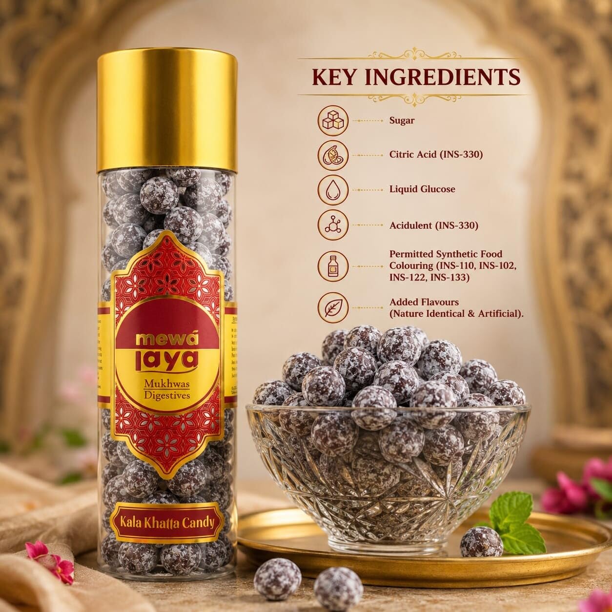 MEWALAYA KALA KHATTA CANDY 200G*24S