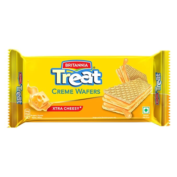 BRITANNIA CREAM WAFERS CHEESE 12G*32S