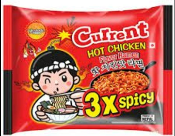 CURRENT HOT CHICKEN 3XSPICY 100G*20S