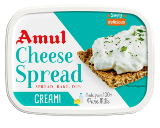AMUL CHEESE SPREAD CREAMI 180G*24S