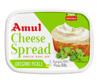 AMUL CHEESE SPREAD OREGANO PICK 200G*24S