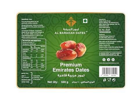 AL BARAKAH DATES EMIRATES DATES 500G *3S