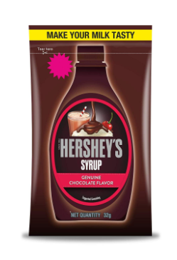 HERSHEY SYRUP POUCH 600G*12S