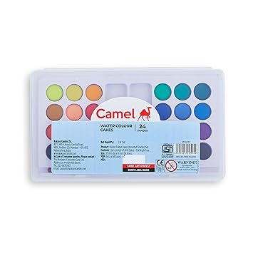 CAMLIN WATER COLOR CAKES 24SH S