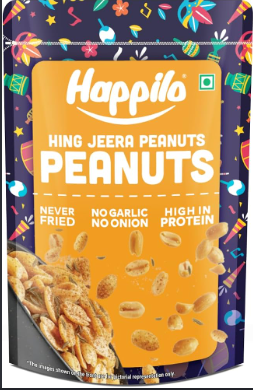 HAPPILO HING JEERA PEANUTS 140G*18S