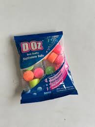 DOZ NAPTHALENE BALLS COLOUR 50G
