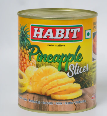HABIT PINEAPPLE SLICES850G*24S