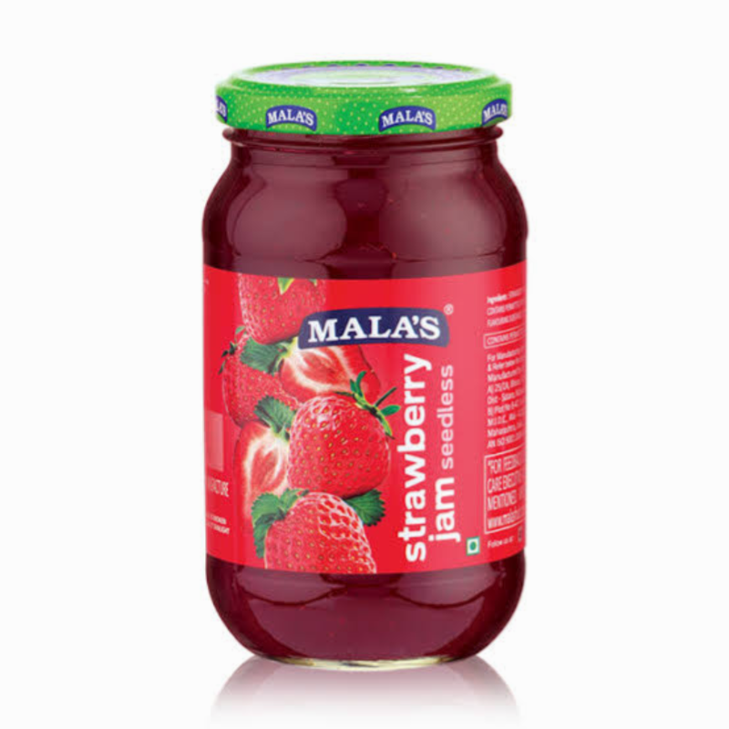 MALA`S JAM STRAW SEEDLESS 500G
