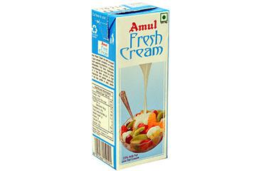 AMUL MILK FRESH CREAM 1L .
