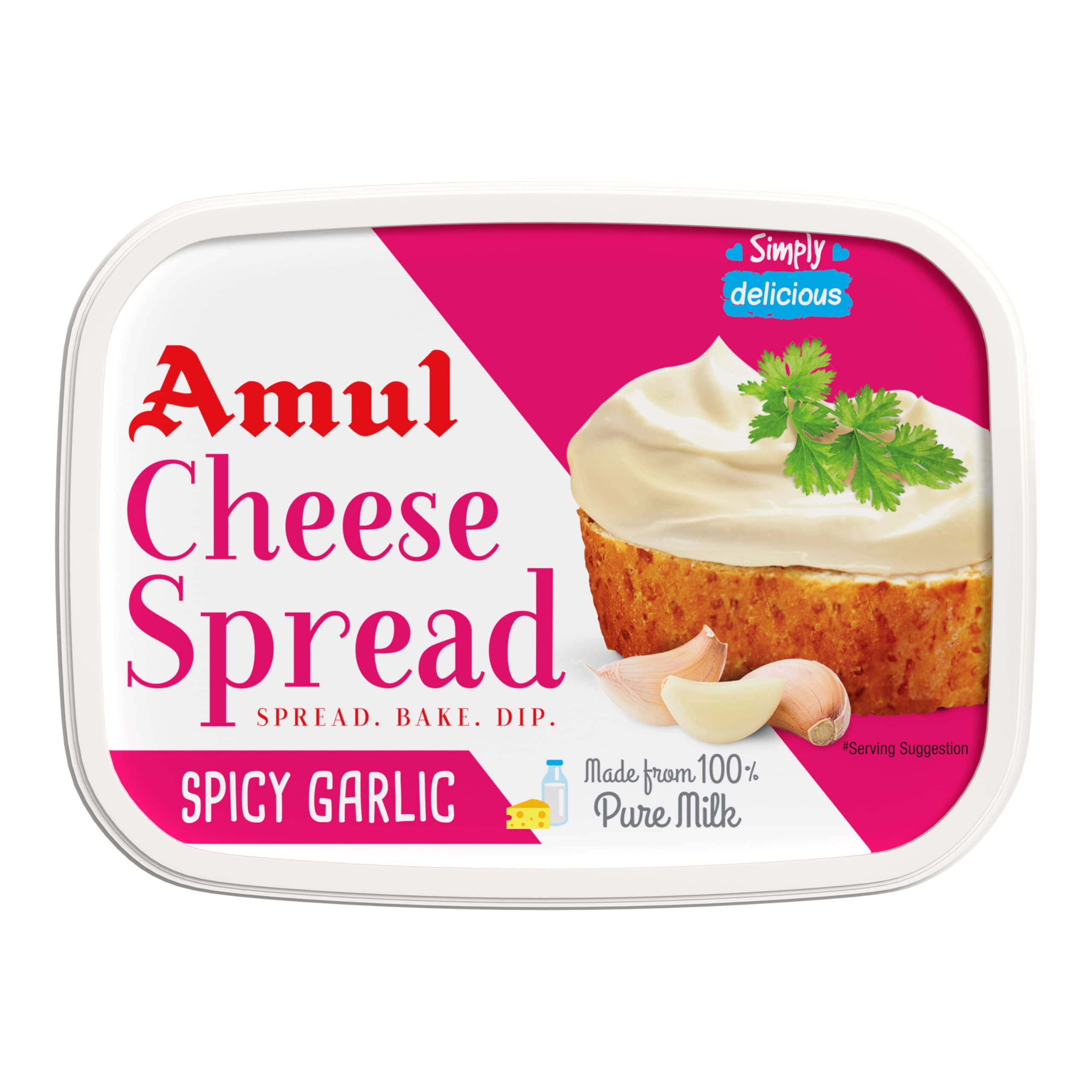 AMUL CHEESE SPREAD GARLIC 200G