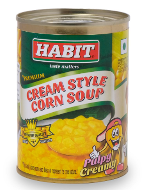 HABIT CREAM STYLE CORN SOUR 400G*24S