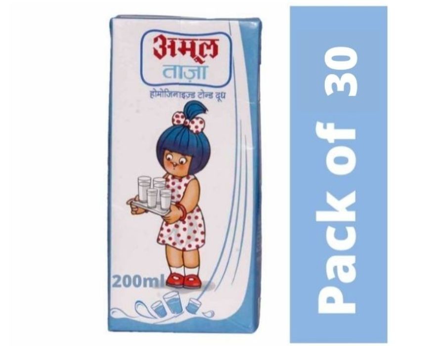 AMUL MILK TAZZA 200ML .