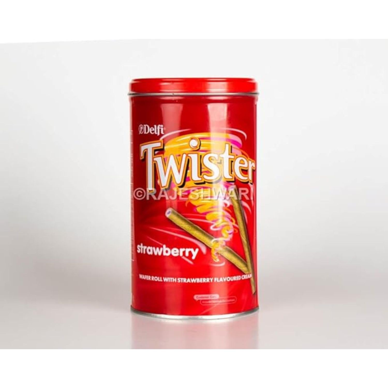 TWISTER WAFER ROLL STRAWBERRY 300G*4S