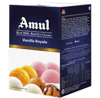 XX AMUL IC VANILLA 4L*6S