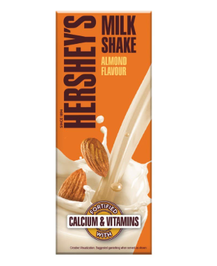 HERSHEY`S MILKSHAKE ALMOND 200ML+