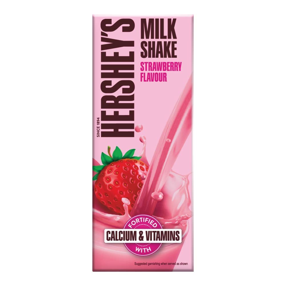 HERSHEY`S MILKSHAKE STRAW 200ML+