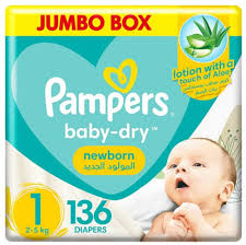 PAMPERS DRY NEW BABY 5KG