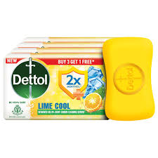 DETTOL SOAP LIME FRESH 4*100G