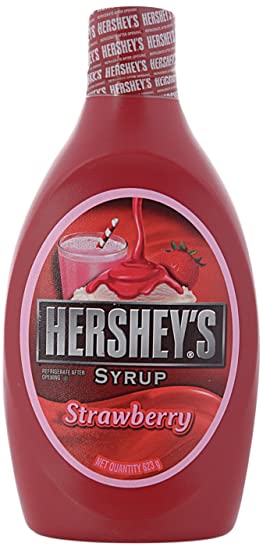 HERSHEY`S SYRUP STRAW 600G .