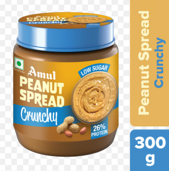 AMUL SPREAD PEANUT CRUNCHY 300G