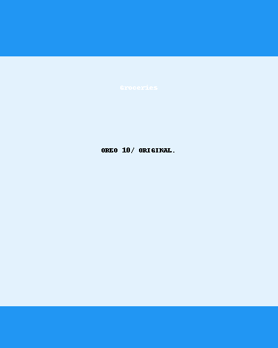 OREO 10/ ORIGINAL.