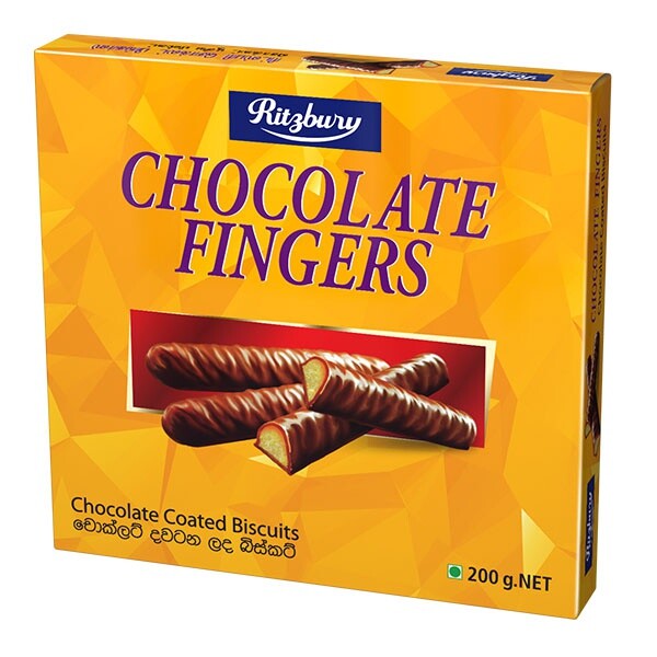 RITBURY CHOCO FINGER 200G*6S