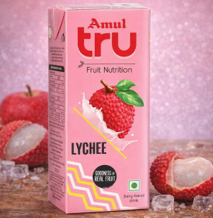 AMUL DRINK TRU LYCHEE 150ML