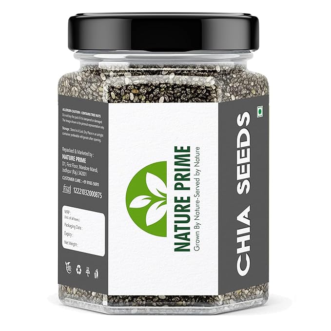 NATURE BLACK CHIA SEEDS 250G.