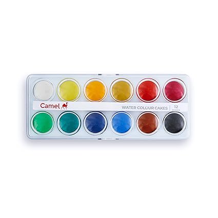 CAMLIN WATER COLOR CAKES 12P S