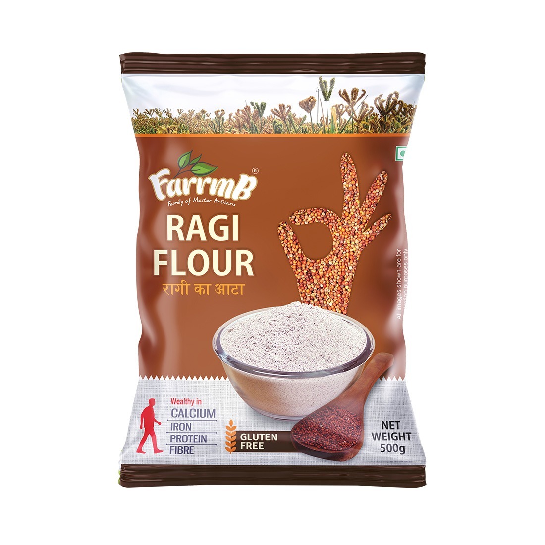FARRMB RAGI FLOUR 500G