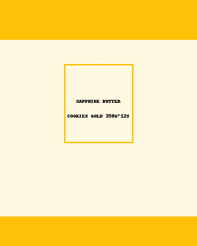 SAPPHIRE BUTTER COOKIES GOLD 350G*12S
