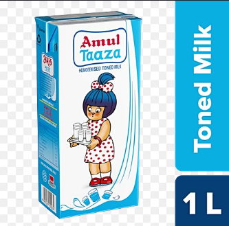 AMUL MILK TAZZA 1KG  .