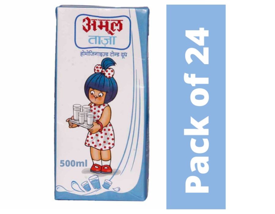 AMUL MILK TAZZA 500ML.