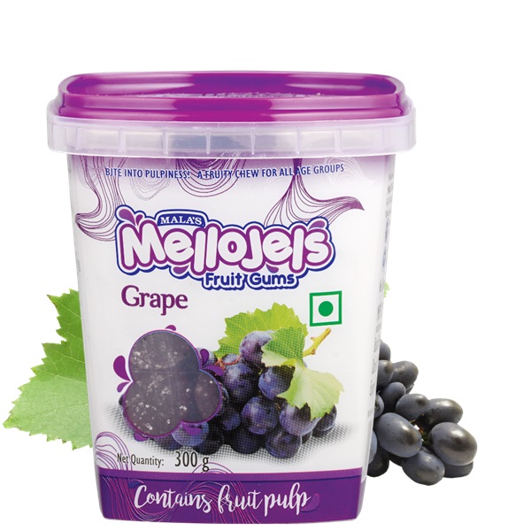MALA`S MELLOJELS GRAPE 300G