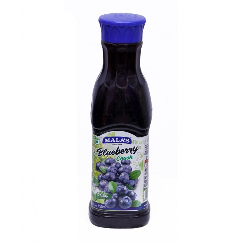 MALA`S CRUSH BLUEBERRY 750ML.