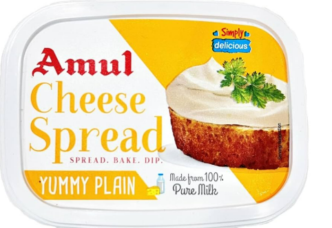 AMUL CHEESE SPREAD PLAIN 200G*24S