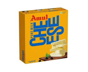 AMUL CHEESE BLOCK 1KG .