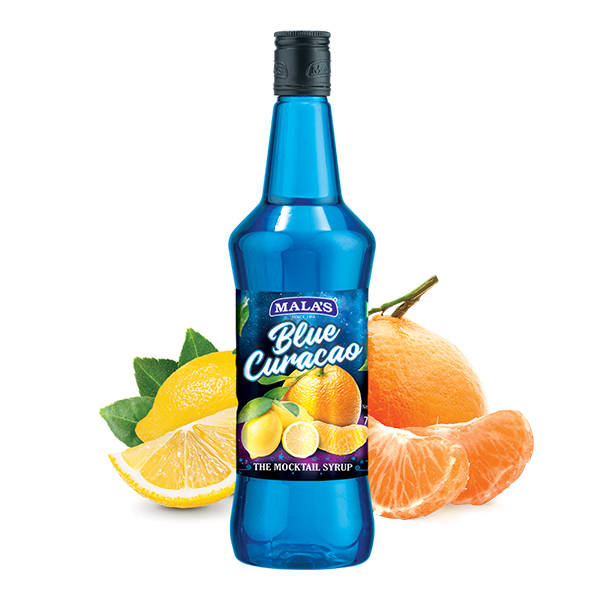MALA`S CORDIAL BLUECURACAO 750ML.