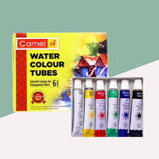 CAMEL WATER COLOUR TUBES 6S