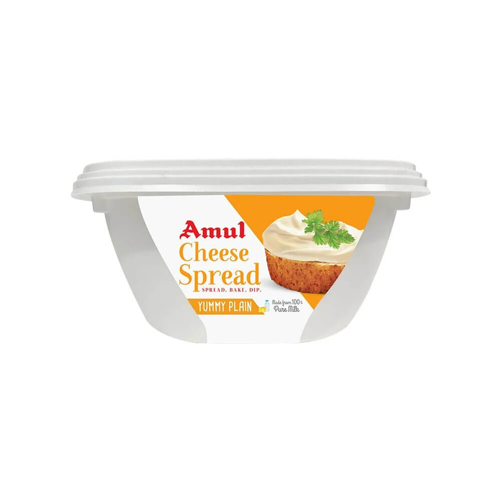 AMUL CHEESE SPREAD PLAIN 200G*24S