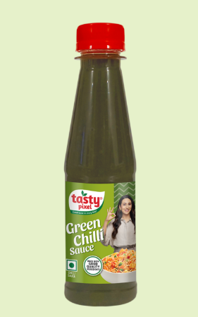 TASTY PIXEL GREEN CHILLI SAUCE 650ML