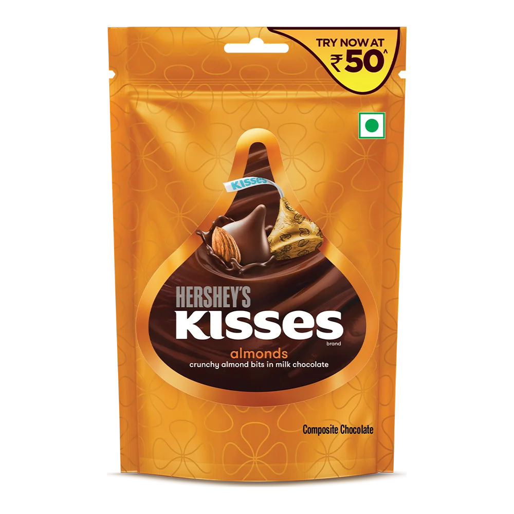 HERSHEY`S KISSES ALMONDS 33`6G+