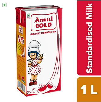 AMUL MILK GOLD 1KG .