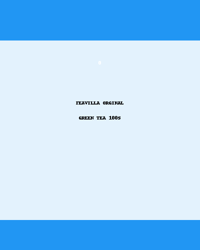 TEAVILLA ORGINAL GREEN TEA 100S