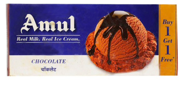 AMUL IC CHOCO 750ML 1+1