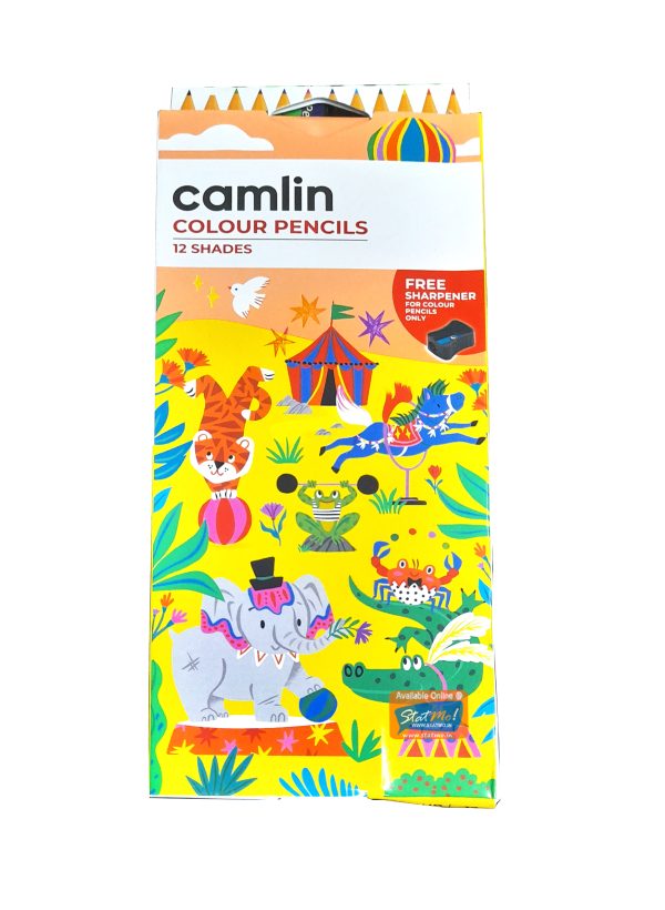 CAMLIN COLOUR PENCILS 12SH
